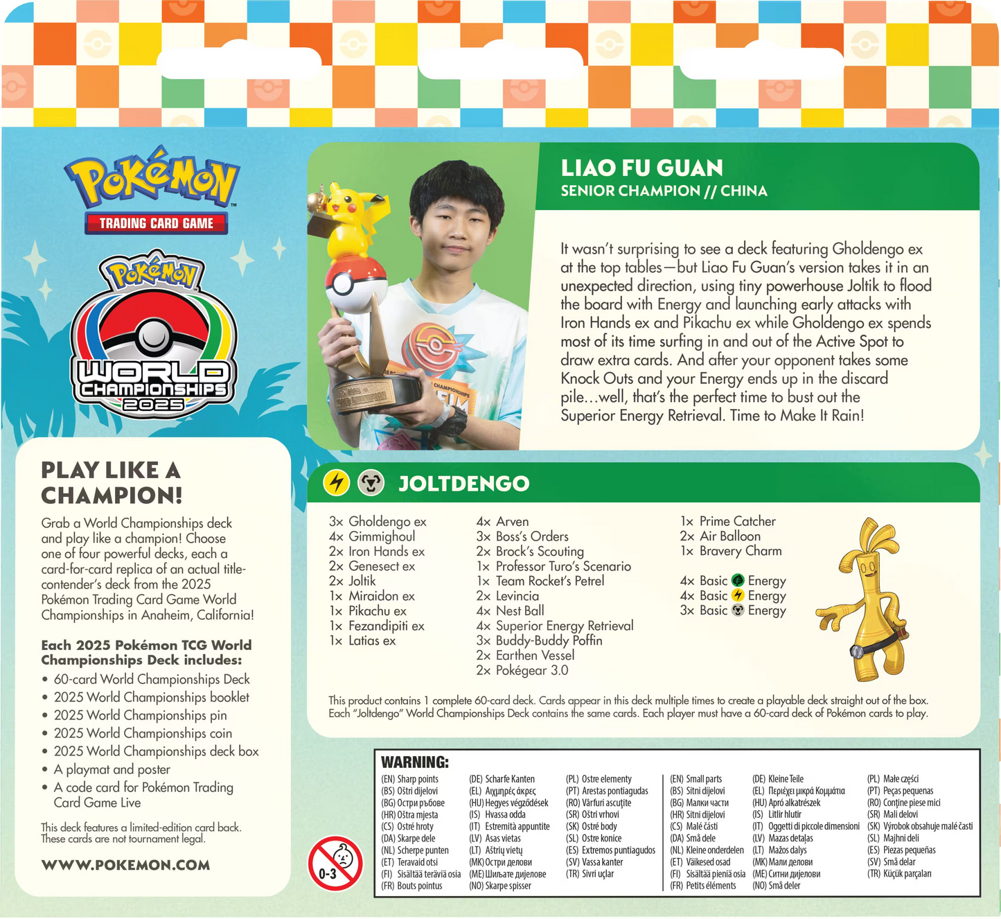 Pokémon TCG: 2025 Pokémon World Championships Deck