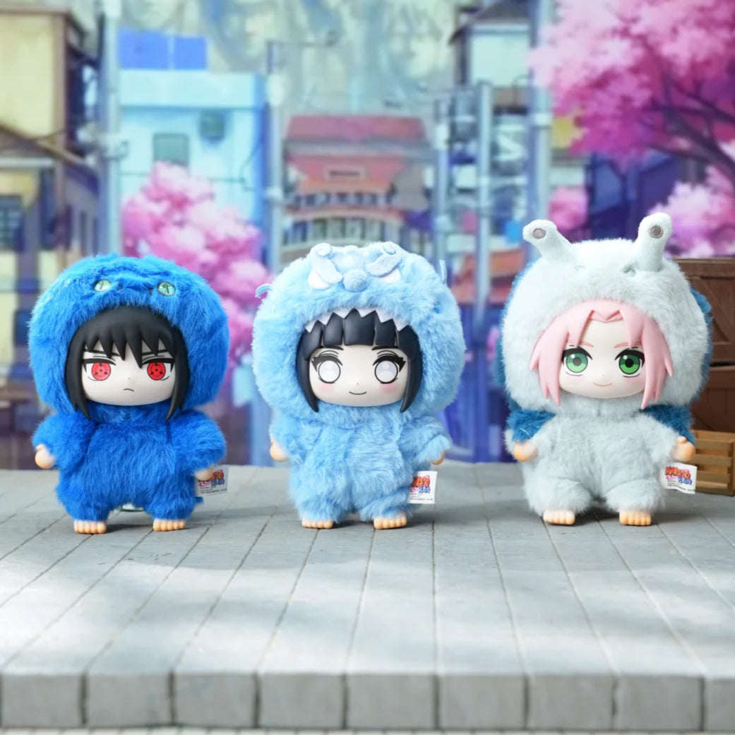 TOP TOY - Naruto Beast Party Plush Keychains Blind Box