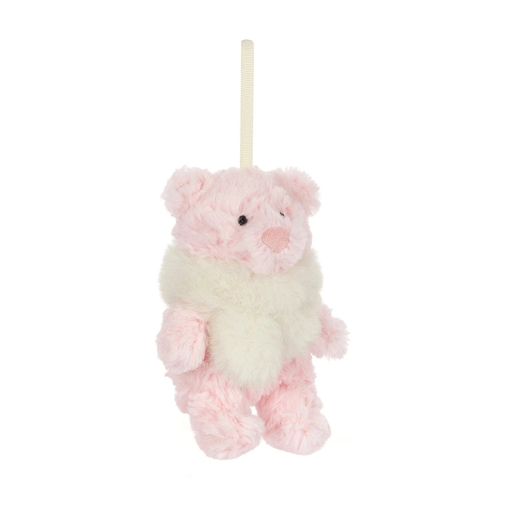 Jellycat - Leola Bear Winter Warmer Decoration