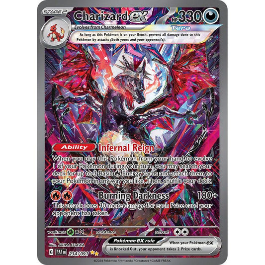 POKEMON Charizard ex - 234/091 - SV: Paldean Fates (PAF)