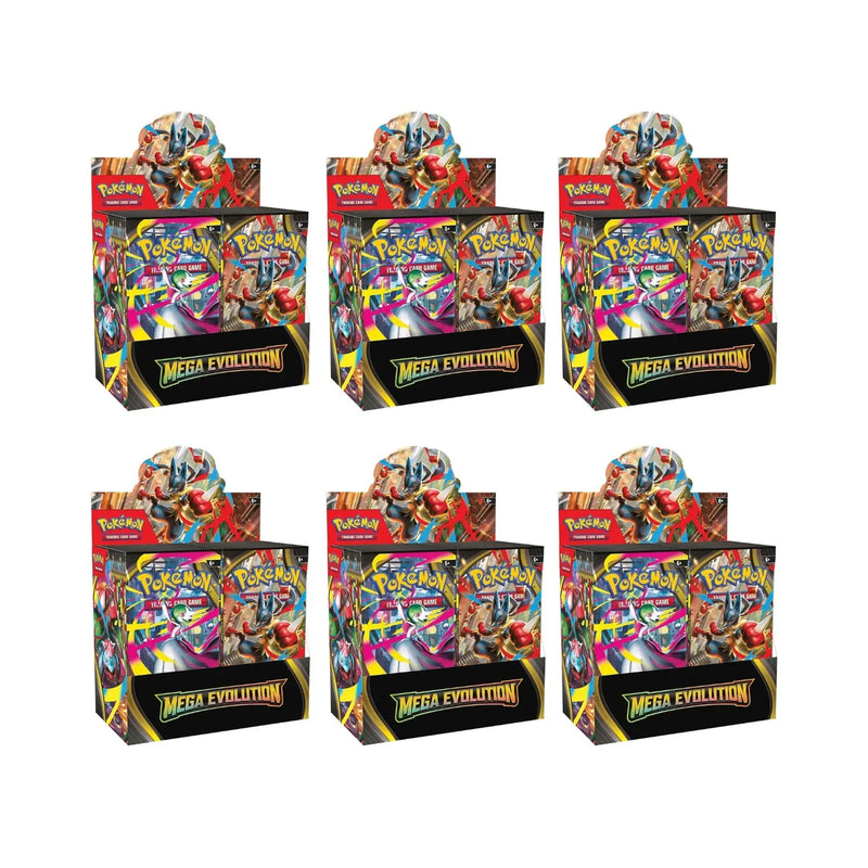 POKEMON TCG - Mega Evolution Enhanced Booster Case | 6 Display Booster X-Playground POKEMON TCG - Mega Evolution Enhanced Booster Case | 6 Display Booster X-Playground