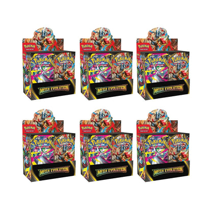 Pokemon TCG Mega Evolution Enhanced booster box 6 pack