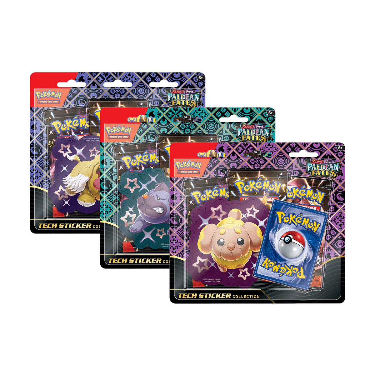 POKEMON TCG: Scarlet & Violet - Paldean Fates Tech Sticker Collection Blister Pack (Single)