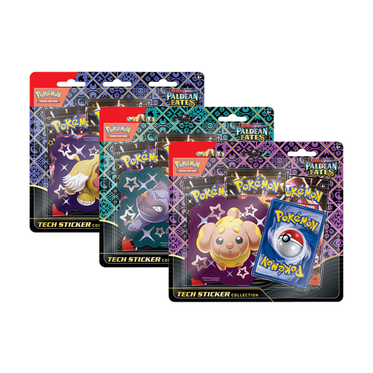 POKEMON TCG: Scarlet & Violet - Paldean Fates Tech Sticker Collection Blister Pack (Single)