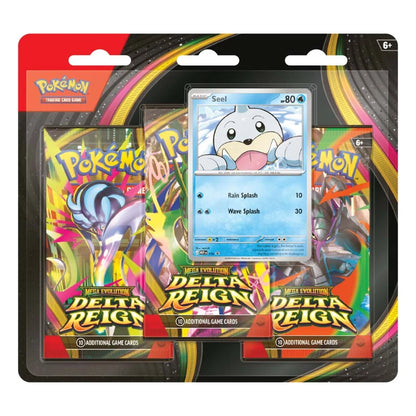 Pokémon TCG: Mega Evolution Delta Reign Three Booster Blister