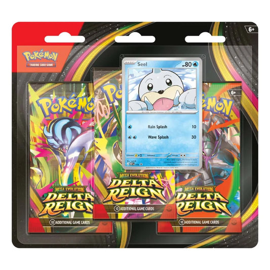Pokémon TCG: Mega Evolution Delta Reign Three Booster Blister