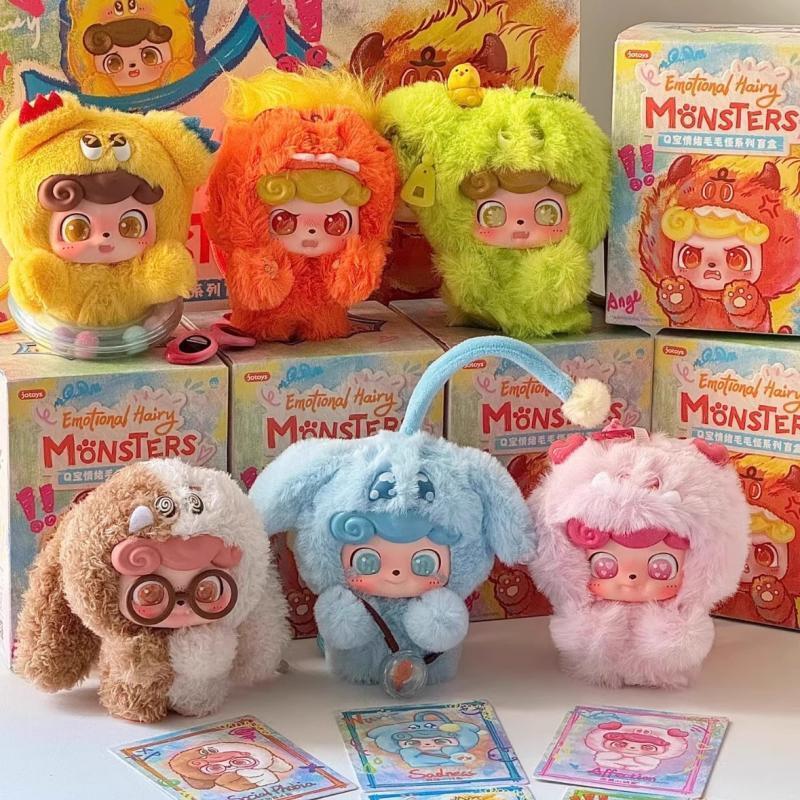 JOTOYS - Q.Kid Emotional Hairy Monsters Series Pendant Blind Box