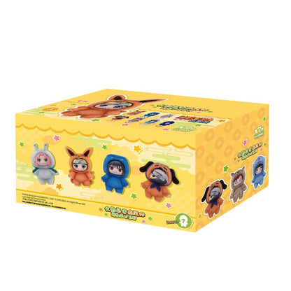 TOP TOY - Naruto Beast Party Plush Keychains Blind Box