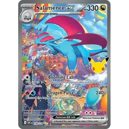 POKEMON Salamence ex - 156/128 - ME: 30th Celebration (30C)