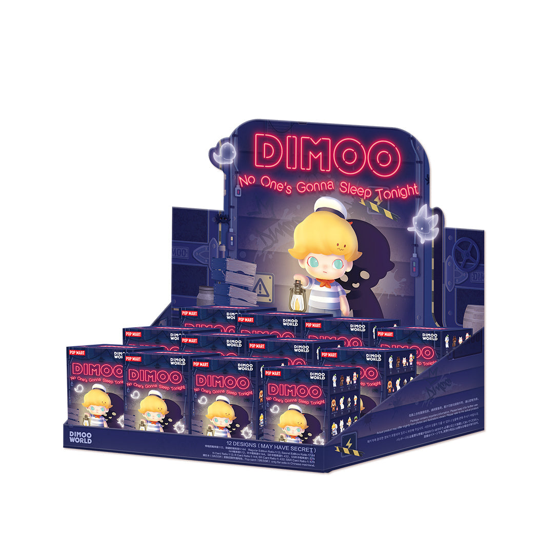 DIMOO NoOne'sGonnaSleepTonightコンテナ＆アソート DIMOO：No One's Gonna Sleep Tonight Series Figures - POP