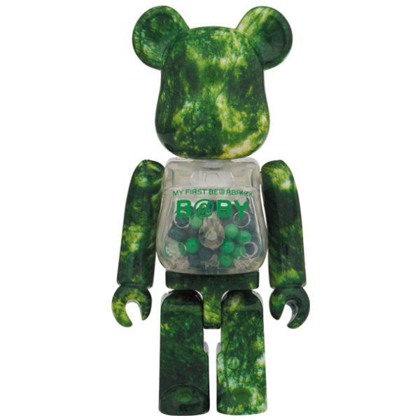 BE@RBRICK MY FIRST BE@RBRICK B@BY FOREST GREEN 100％ & 400％