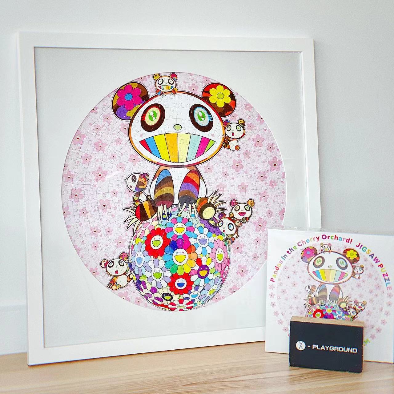 Takashi Murakami Pandas in the Cherry Orchard Puzzle (Framed) 在线