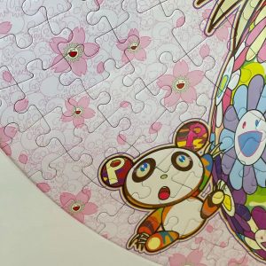 Takashi Murakami Pandas in the Cherry Orchard Puzzle (Framed