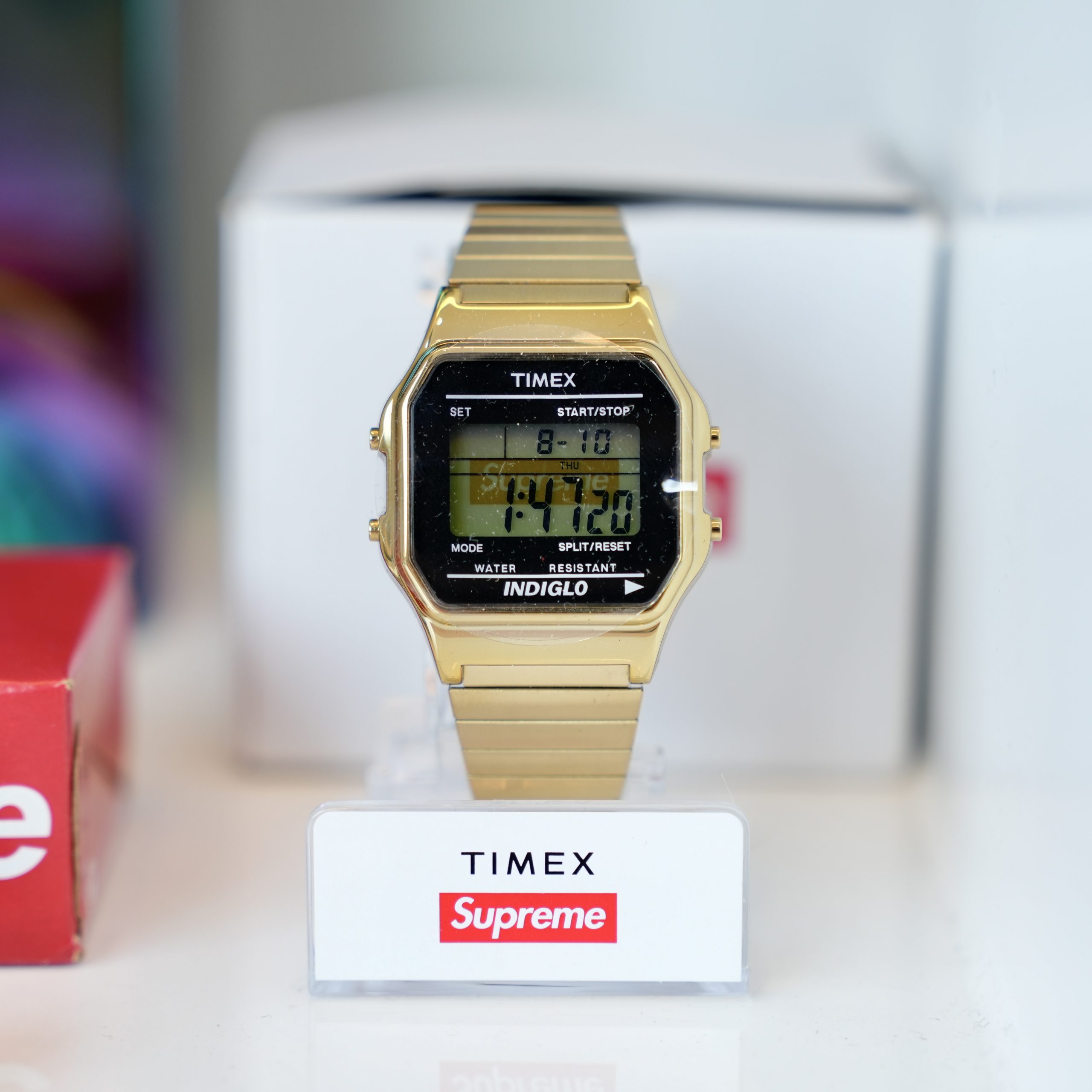 Supreme x Timex Digital Watch (Gold)