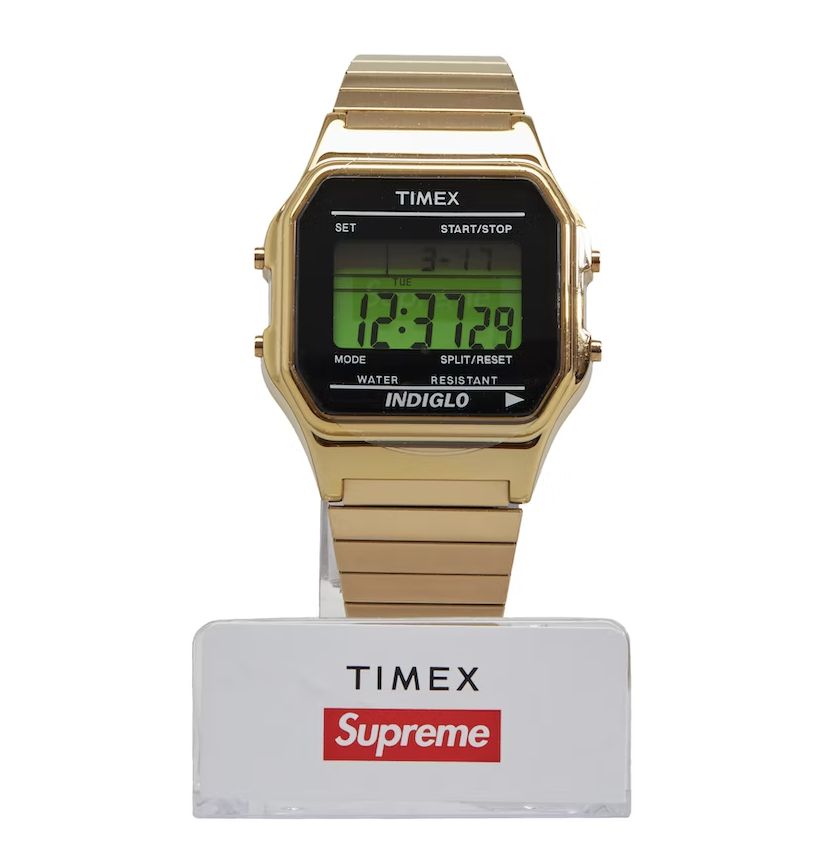 Supreme x Timex Digital Watch (Gold) | X-Playground